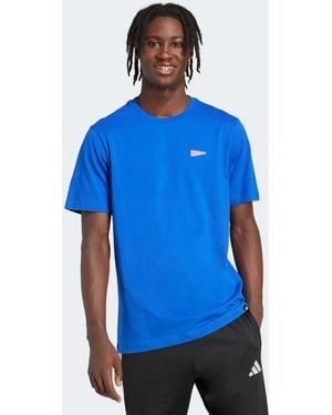 adidas Originals Pennant - t-shirt avec détail graphique - roi - Bleu
