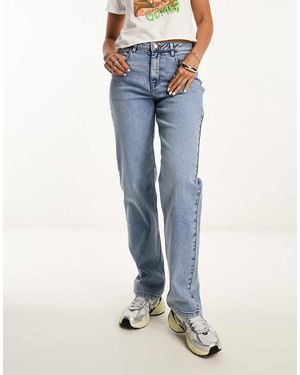 Noisy May Guthie Straight Leg Jeans - Blue