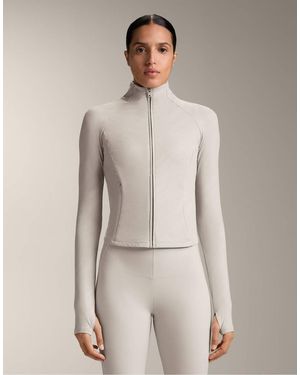 Oysho Light Warm Reflective Technical Jacket - Natural