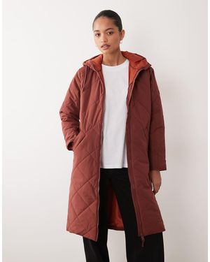 Regatta Giacca Trapuntata Con Cappuccio Elryse - Rosso