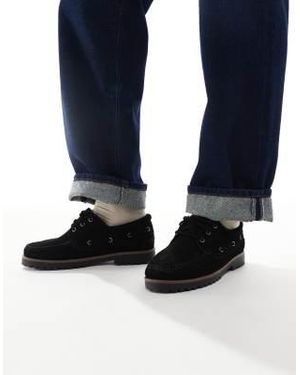 Jack & Jones – bootsschuhe aus wildleder - Blau