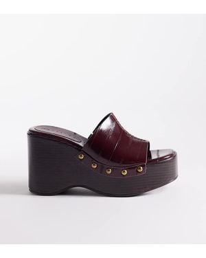 ASOS Cuñas Brillantes Tara De -Rojo - Morado