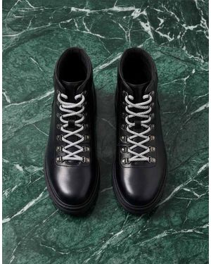 ASOS Hiker Lace Up Boot - Black