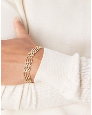 ASOS Mixed Chain Watch Strap - Natural