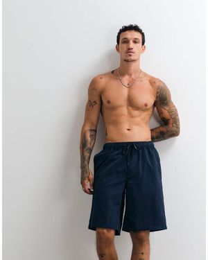 ASOS Lange Zwemshort - Blauw