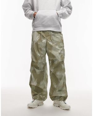 Obey Giant Straight Leg Cargo Trousers - Grey