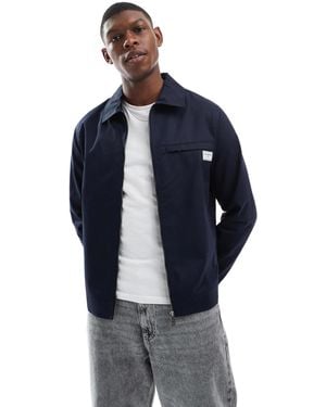 Only & Sons Double Zip Worker Jacket - Blue