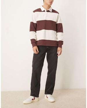 Abercrombie & Fitch Straight Leg Jeans - Natural