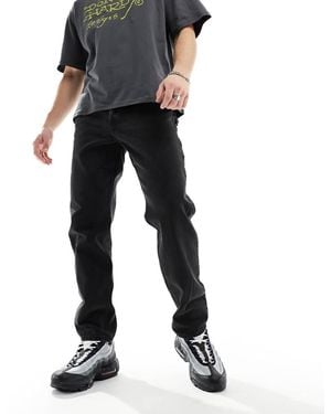 Weekday Barrel Relaxed Fit Tapered Jeans - Black