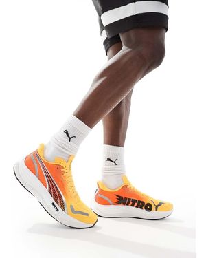 PUMA Velocity Nitro 3 Fade Running Trainers - Orange