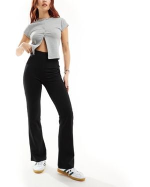 Jdy High Waisted Flare Pants - Black
