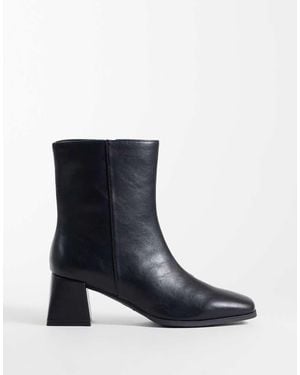 London Rebel Delta Mid Ankle Boots - Blue