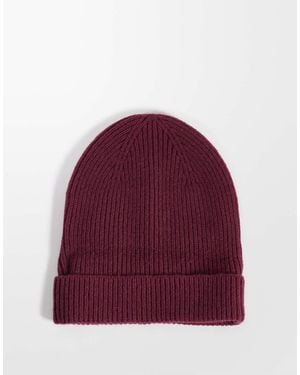 SELECTED 100% Merino Wool Sailor Beanie - Red