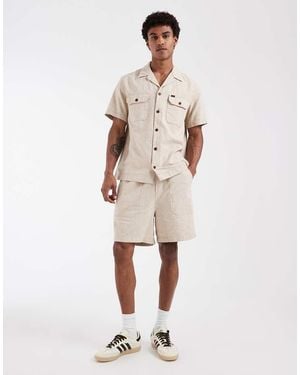 Lee Jeans Utility Shorts Co-Ord - Natural