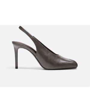 Stradivarius Slingback Court Shoes - White