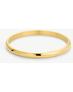D.Louise Classic Chunky Bangle M/L - Metallic