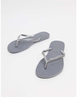 Havaianas Infradito Slim Con Cristalli - Metallizzato