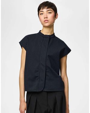 Pieces Vest - Blue