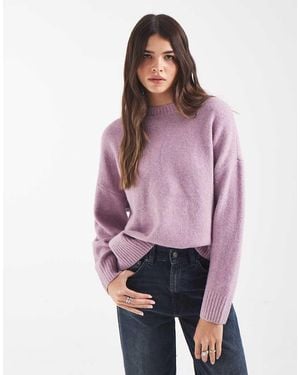 Vero Moda Jersey Suave De Cuello Redondo En Lila Jaspeado-Morado