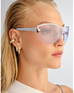 Aire X Von Dutch Bombshell Visor Sunglasses - Brown