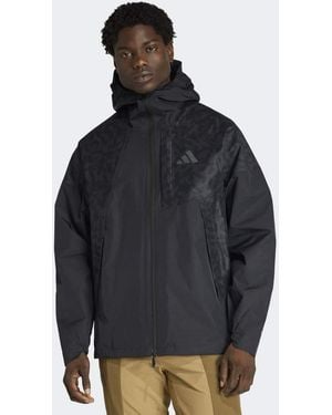 adidas Originals Terrex Xperior 2.5 Layer Hybrid Primeknit Climaproof Jacket - Blue