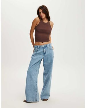 Cotton On Cotton On Relaxed Wide Jean - Blue