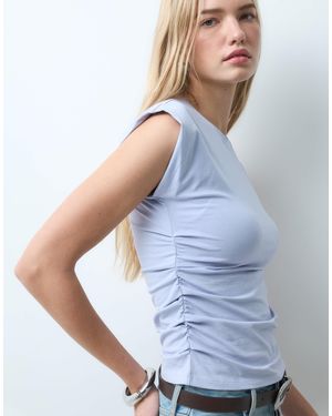 & Other Stories Fitted Sleeveless Top - Blue