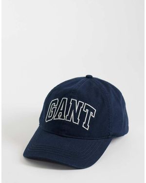 GANT Collegiate Katoenen Twill Pet - Blauw