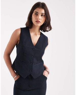 Pieces Tailored Waistcoat - Black