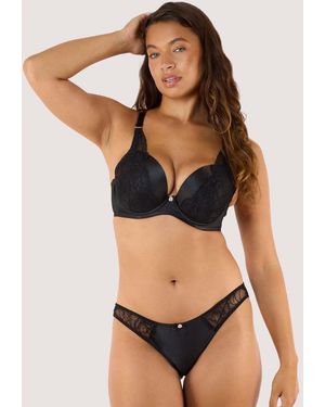 Playful Promises Idol Lace Brief - Black