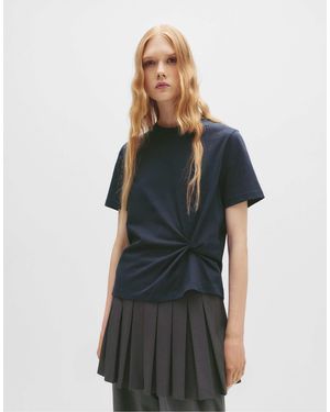 Pull&Bear – t-shirt - Blau