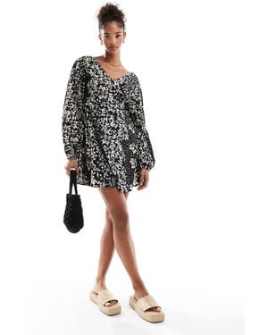 Wednesday's Girl Mini Tea Dress - Black