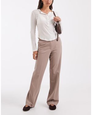 ASOS Slim Straight Trousers - White