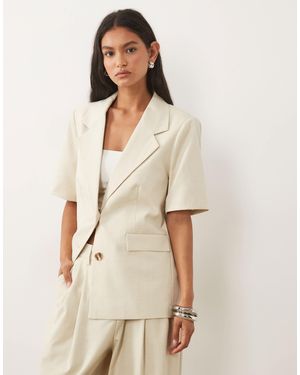 Nobody's Child – eleganter boyfriend-blazer - Natur
