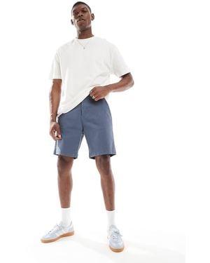 Threadbare Cotton Blend Chino Shorts - Blue