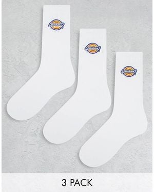 Dickies Multipack De 3 Pares De Calcetines Blancos Valley Grove Mid De