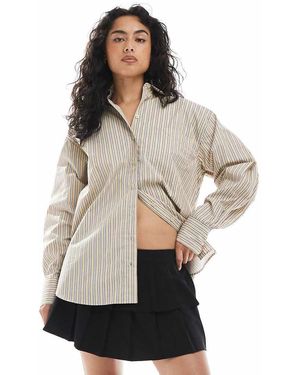 ASOS Oversized Shirt - Natural