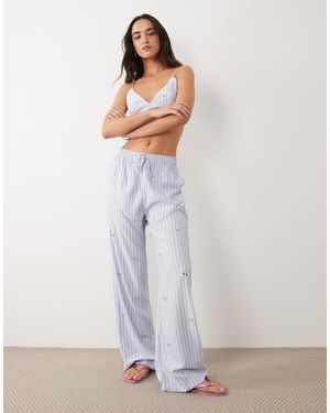 Mango Jewelry Straight Trouser Co-ord - White