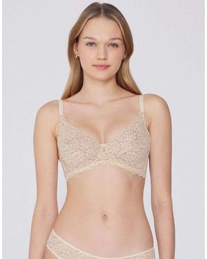 Tezenis Paris Unpadded Balconette Bra - Natural
