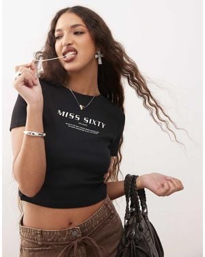 Miss Sixty Baby Tee - Black