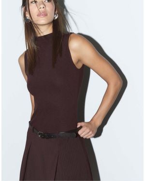 Stradivarius – kurzes kleid - Rot