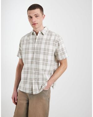 Blend 100% Cotton Regular Fit Shirt - White