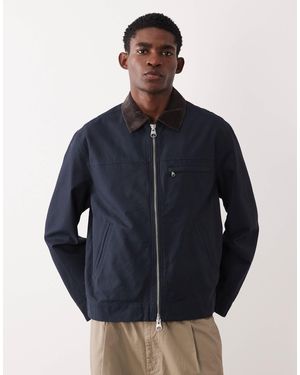 ARKET Veste style workwear en toile - bleu foncé