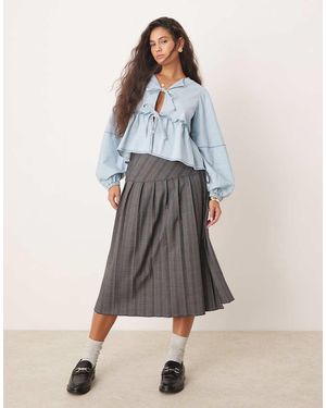 Free People Blusa - Grigio