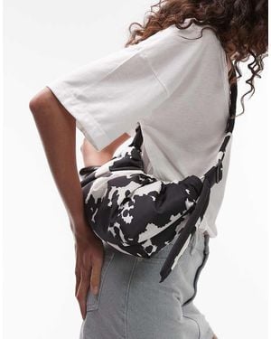 TOPSHOP Cian Crossbody Bag - Grey