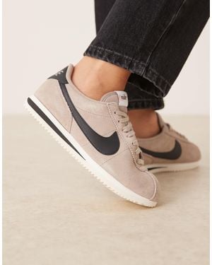 Nike Cortez Suede Sneakers - Natural