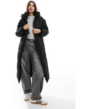 Vero Moda Longline Padded Coat - Black