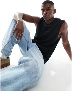 Cotton On – ärmelloses trägershirt - Blau