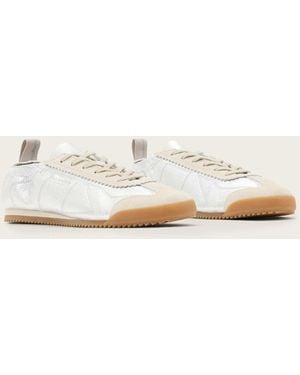 AllSaints – kenny – farbene sneaker - Natur