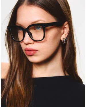 Bershka Resin Sunglasses - Black